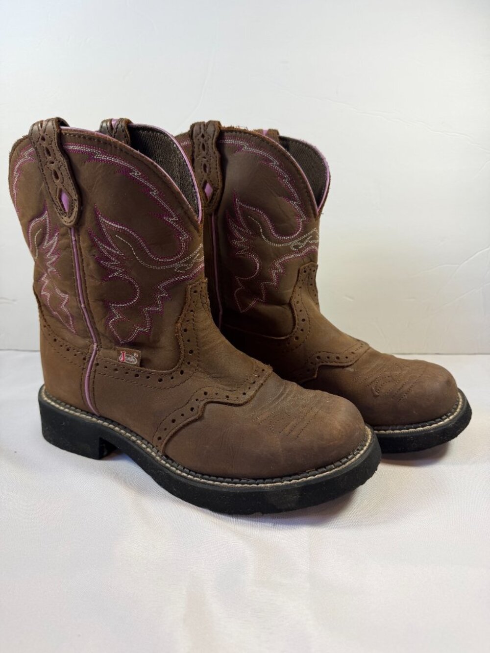 EUC Justin Gypsy Gemma Women's Leather Western Boots, Size 10.5 - Picture 2 of 12